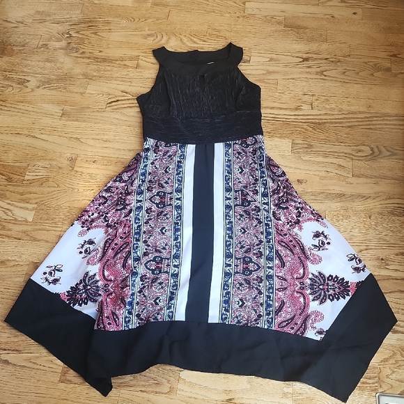 Ricki's Dresses & Skirts - (2) NWT Ricki's Black and Pink Formal Dress Vacation Summer Paisley Cutout Wow